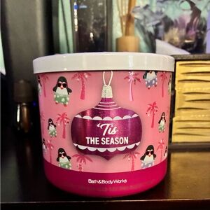 Bath & Body Works ‘Tis The Season 3 Wick Candle 🆕 No Box
